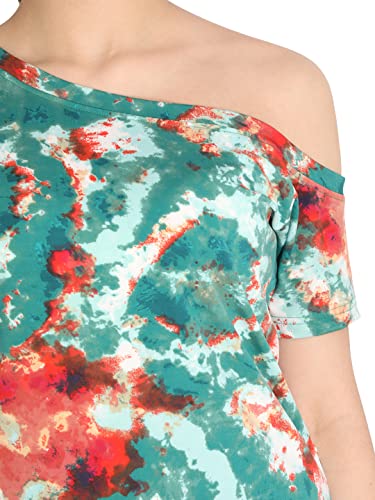 Image of CHKOKKO Women's Polyester Regular Fit Crop Top