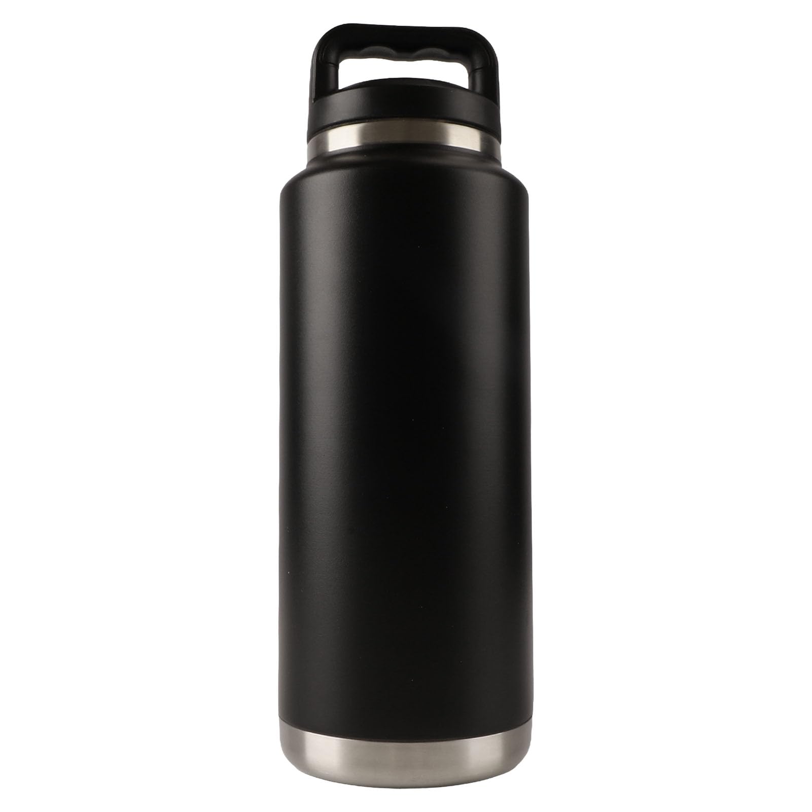 Botella Agua Acero Inoxidable Wisefood - 750 Ml, Sin BPA, A Prueba Fugas, Mantiene Temperatura, Color Negro