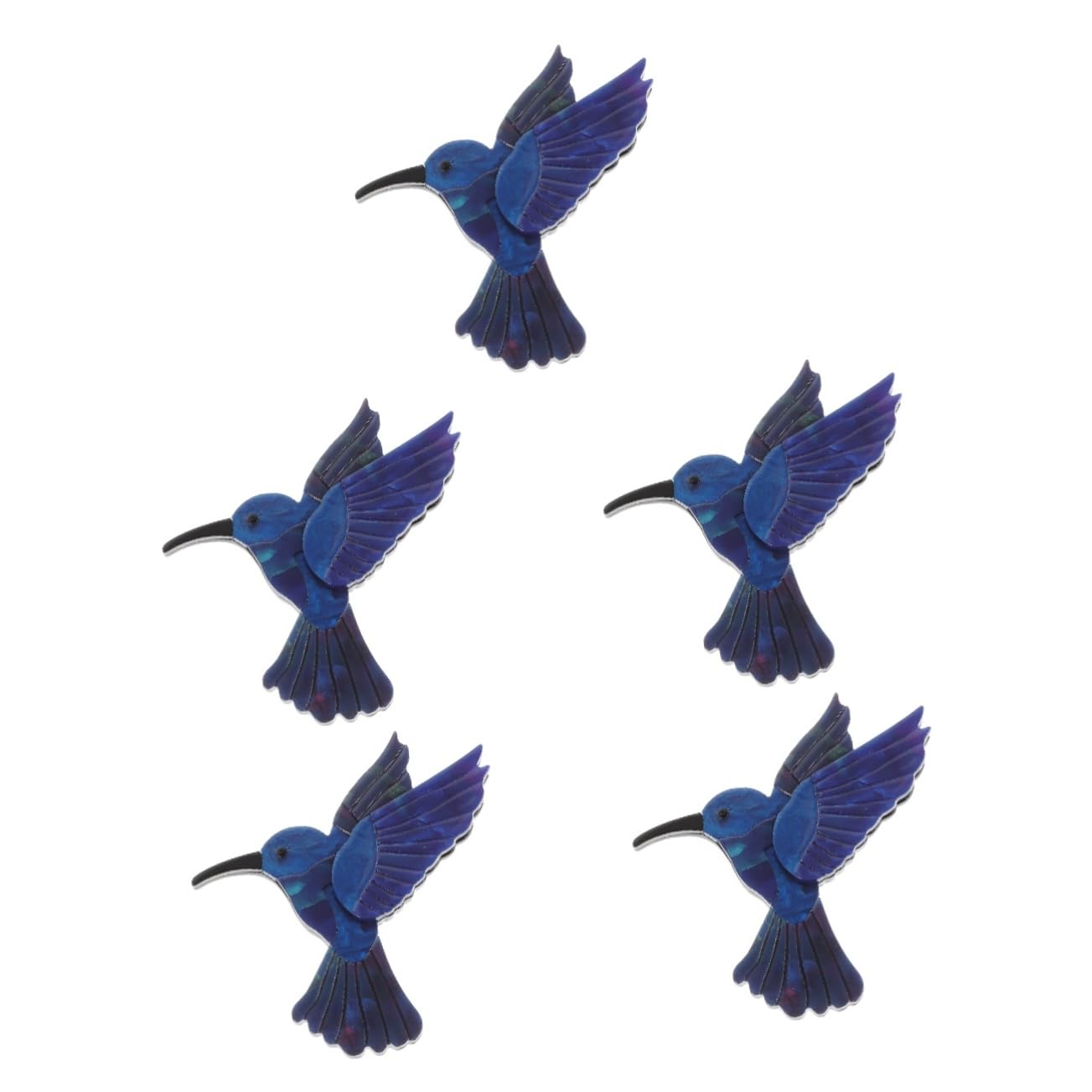 SHERCHPRY 5stücke Hummingbird Brosche Pin Aus Strapazierfähigem Material Süßes Design Für Kleidung Schals Und Taschen Dekorativer Anstecker Für Verschiedene Anlässe