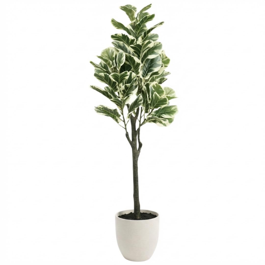 edihome, Planta Artificial Grande, Olivo 120 cm – Decorativas, Árbol, Decoración Hogar, para Interior, Oficina, Hoteles, Eventos, Planta Artificial Realista con Detalles Mediterráneos (Olivo, 120) — view 13