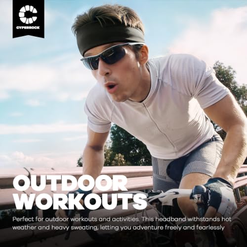 Image of Sweat Band, 5 Pack Headband Moisture Wicking for Running Sports
