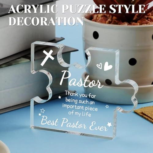 Image of Heart shaped plaque gift (Pastor)