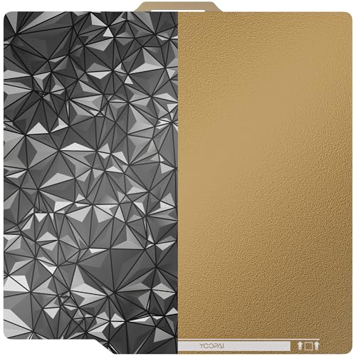 YOOPAI PEO+PEI Build Plate for Bambu lab, Double Sided 257×257mm 3D Build Platform,Textured PEI PEO Sheet 3D Printing Bed for Bambu Lab A1/X1/X1C/X1E