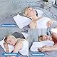 SAHEYER Ergonomisches Nackenkissen, Memory-Schaum Kopfkissen Seitenschläferkissen Orthopädisches Nackenstützkissen, 60 x 35.5 x 10/13CM Komfort Schlafkissen für Nacken-Schulter Schmerzlinderung