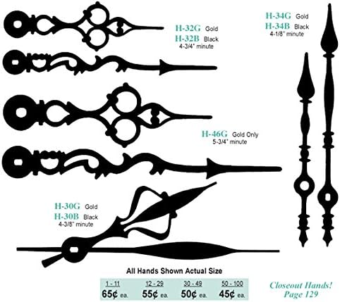 Miniatura 5 de Takane Reloj Movimiento Extra Espaciado Alto Par - Sin Péndulo - Para Manos Grandes - Kit de Reparación de Reloj -