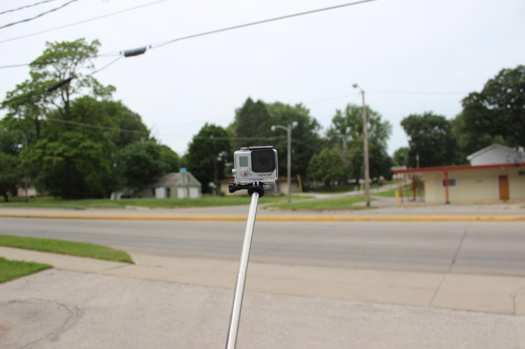 enKo products Extendable Handheld Monopod for GoPro, Go Pro Hero 1, 2, 3, 3+ 4 GoPro Selfie Stick