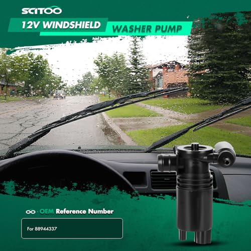 Image of SCITOO Replacement fit for 2003-2009 For Hummer H2 Windshield Washer Pump Motor 88944337