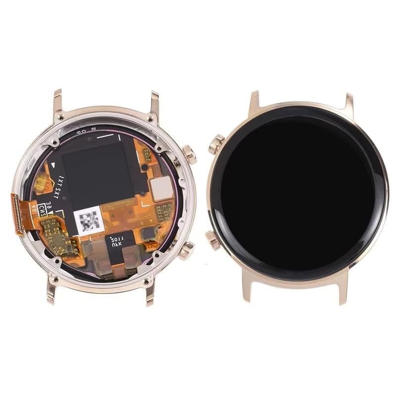 YOOOKOOO - Schermi LCD per Huawei Watch GT 2 LTN-B19 DAN-B19 42 mm Display e Touch Screen Assembly con Cornice Oro