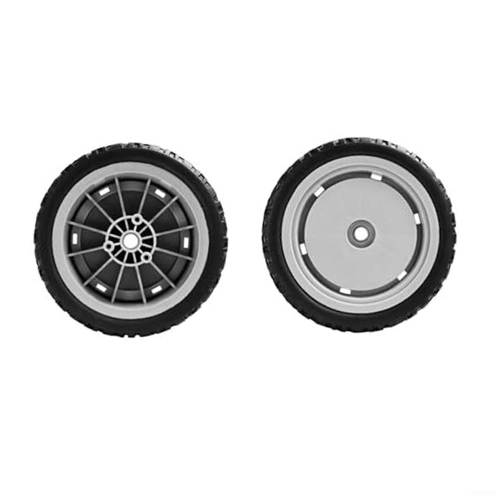 Conjunto de rueda delantera y trasera, para cortacésped Toro 107-3708 107-3709: compatible con modelos 20053-20384, piezas de repuesto para jardín de césped, para navegación en terreno liso