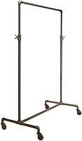 Vista 1 de Estante con ruedas ajustable – Econoco Vintage Pipeline 2 vías Ballet ropa colgante accesorio
