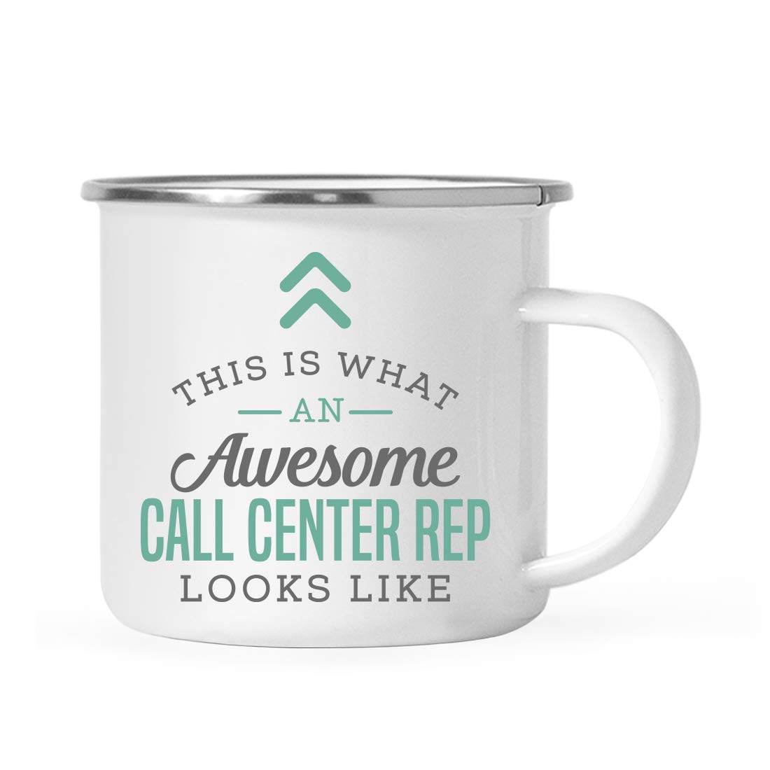 Andaz Press 11oz. Stainless Steel Campfire Coffee Mug Gift, This is What an Awesome Call Center Rep Looks Like, 1-Pack, Birthday Gift Ideas Coworker Him Her, Includes Gift Box