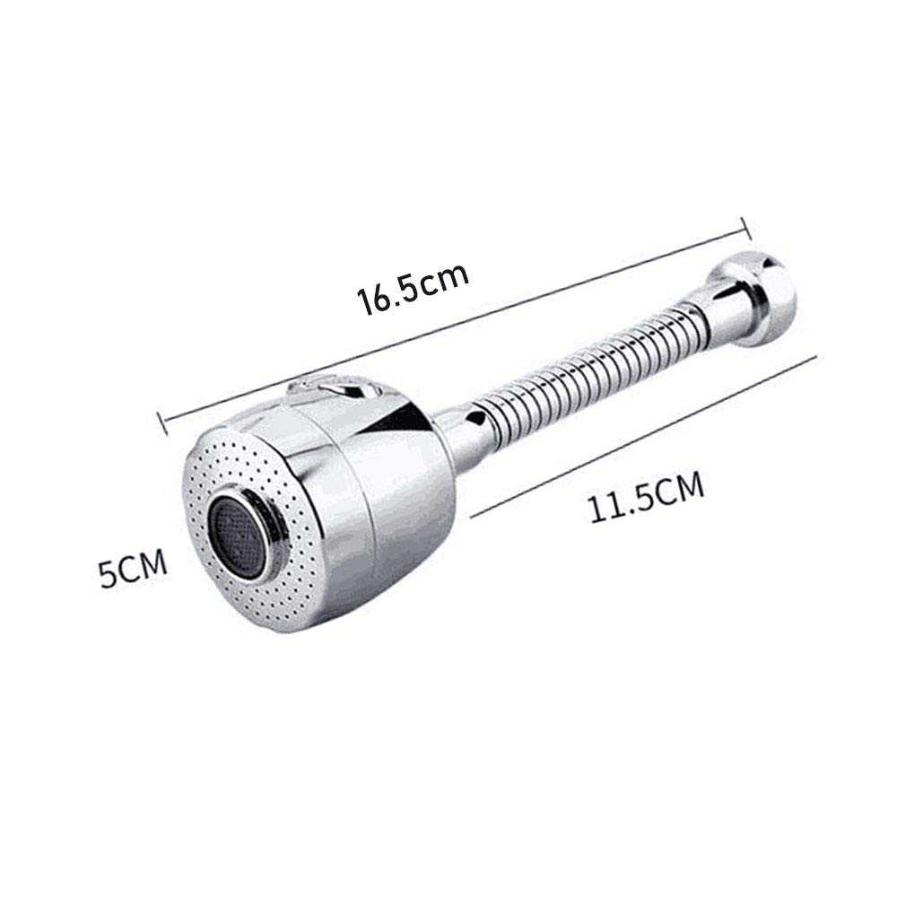 Water Swivel Kraan Tap Beluchter Set,Keukenkraan Extender 360 ° Rotatie Sink Kraan Spray Hoofd Kraan Vervanging Component Effectieve Waterbesparende Filtering Kraan Diffuser Keuken Accessoires