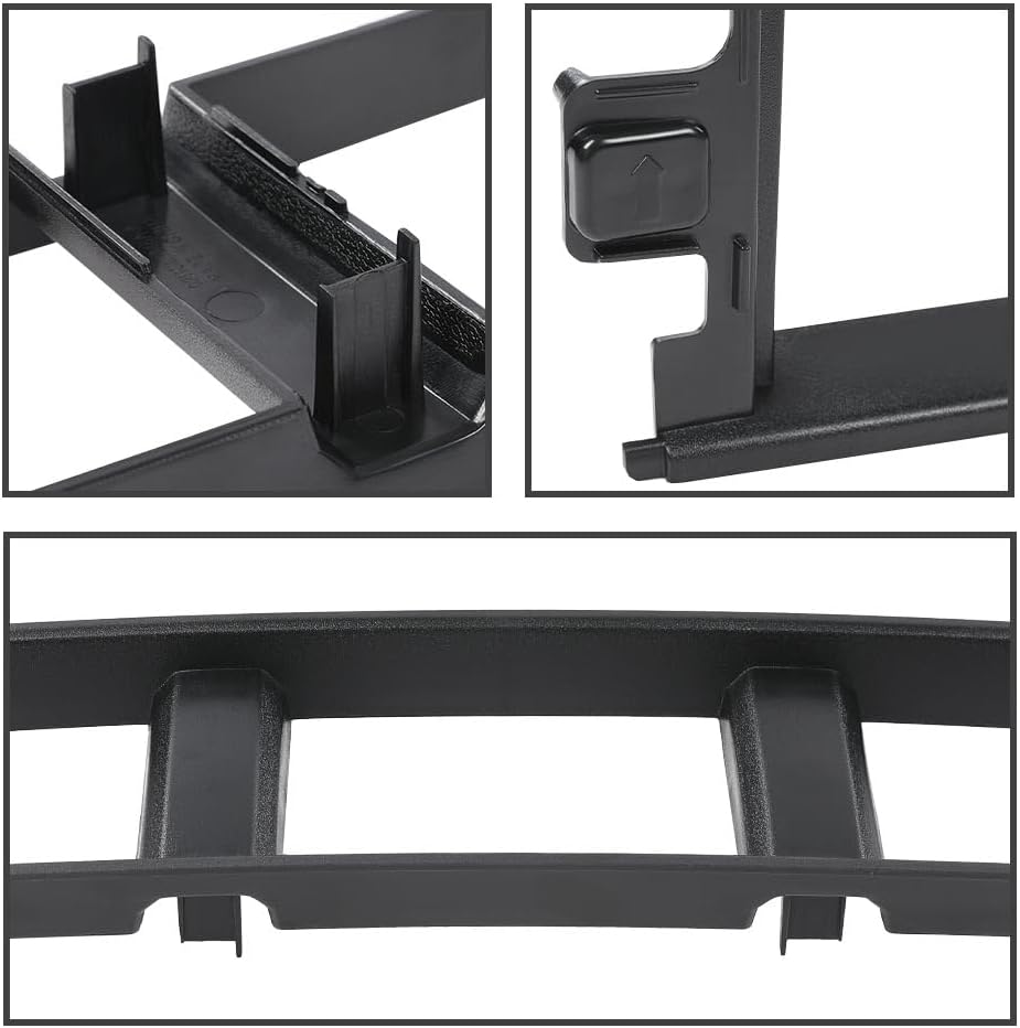 G-PLUS Front Bumper Lower Center Cover & Bumper Guards Pads End Caps Compatible With Ford F150 2018-2020 JL3Z17B968BB ABS