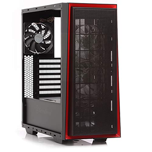 SilverStone SST-RL06BR-PRO - Cabinet da Gaming Red...