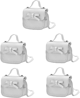 5 Piezas De Bolso De Hombro Para Niños Mochila Bolso De Mano Bandolera Bolso Cruzado Para Niños Mochila Para Niños Monedero Cartera Para Niña Monedero Con Lazo