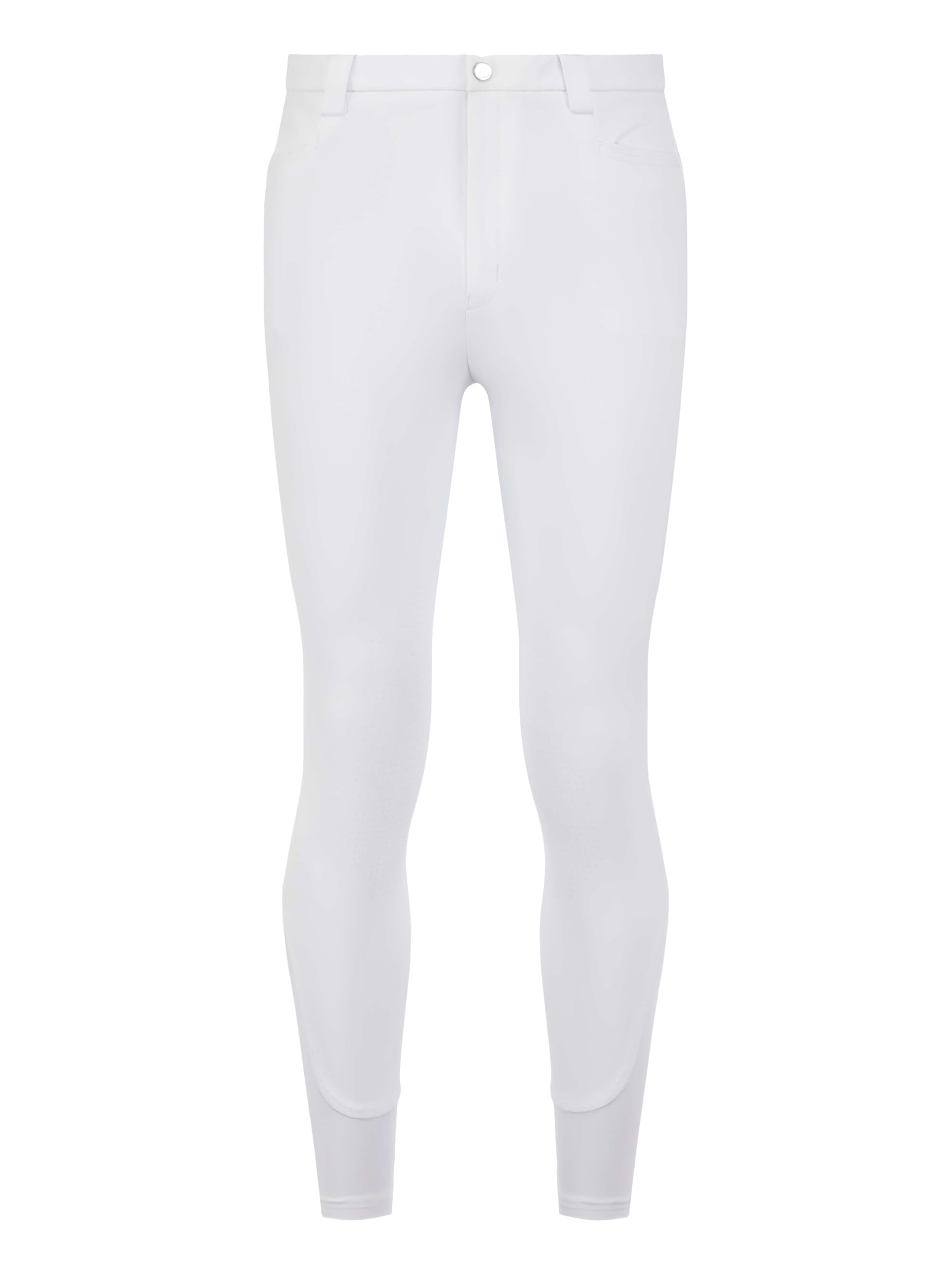 LeMieux Mens Sports Breeches - Four-Way Stretch Fabric - Front and Back Pockets - White - 34IN