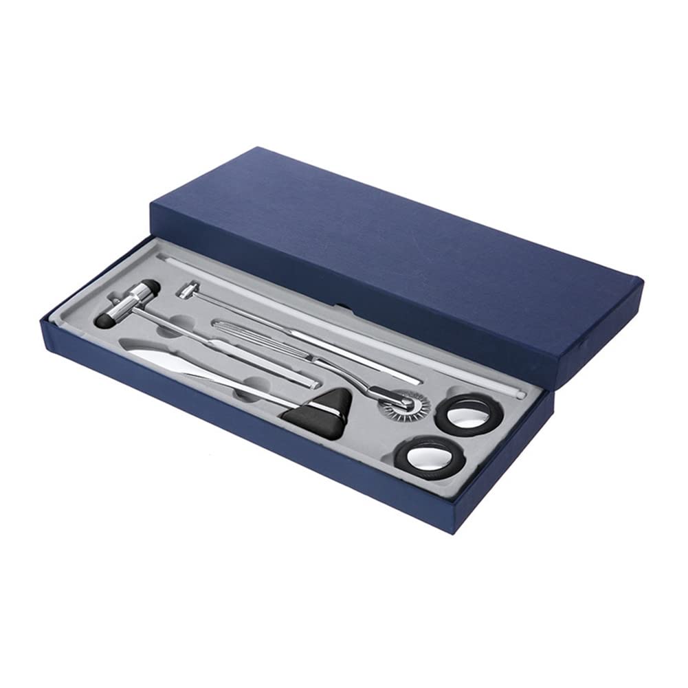 Kit de percussion neurologique - Marteau réflexe - Comprend une molette, un marteau Babinski, un marteau et un kit de diagnostic