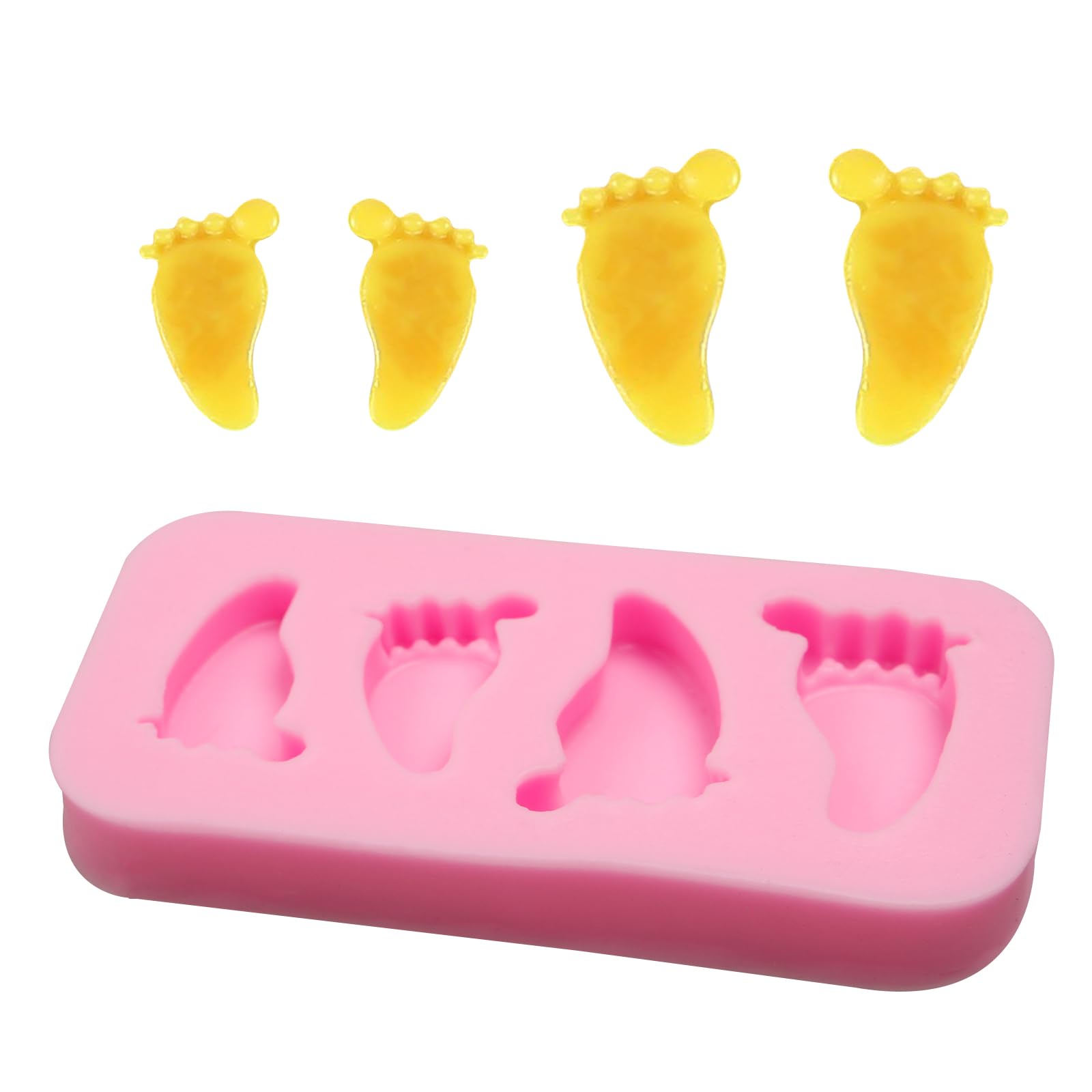 Moldes de silicona para fondant de oso, 5 unidades, molde de chocolate con forma de nubes de estrella y luna para baby shower, molde de cuentas para decoración de pasteles, caramelos, cupcakes