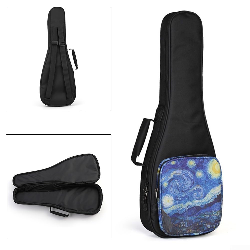 SPORTARC 1 custodia impermeabile per ukulele, custodia portatile per ukulele, custodia anti collisione, con cinghie regolabili, Come da immagine, 76,20 cm