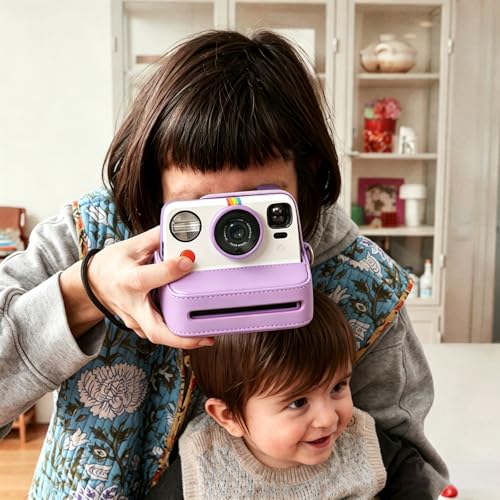 Funda Protectora para Cámara Polaroid Now Serie Morada miniatura 5
