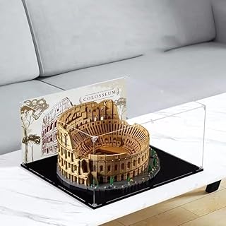 Transparent Acrylic Display Case for Lego 10276 Colosseum, Dustproof Display Case, Compatible with Lego 10276 (Lego Model Not Included) 3mm,63x56x31