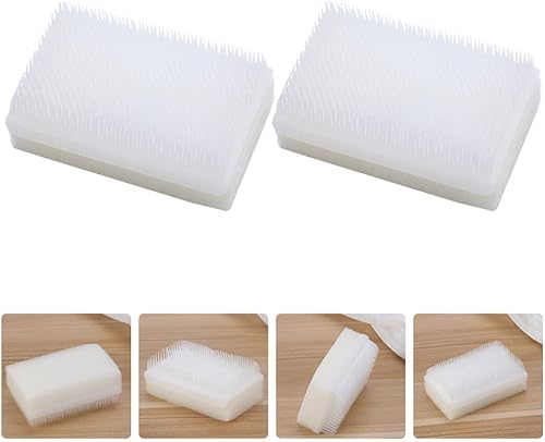 Miniatura 8 de Cepillo sensorial blanco para niños, cepillo de terapia Wilbarger para procesamiento sensorial y terapia ocupacional, 2 unidades