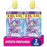 Fabuloso Detersivo Pavimenti Lavanda 1,9L | Detergente Multiuso | 100% Pulizia Istantanea | Profumo per 24 ore | Formula Biodegradabile al 98% | 99% Ingredienti di Origine Naturale (Confezione da 2)