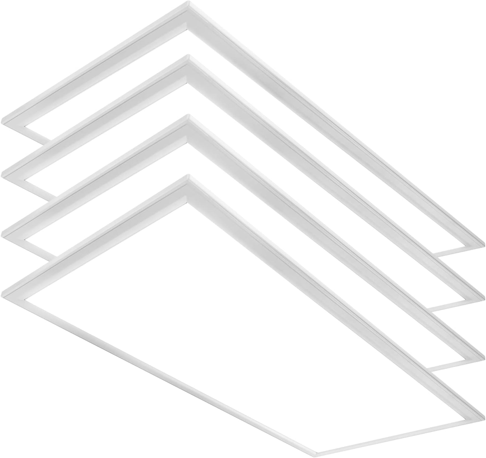 Case of 4-2x4 LED Flat Panel Light - Wattage Adjustable 50W/60W/70W - Color Tunable 3500K/4000K/5000K/5700K/6500K