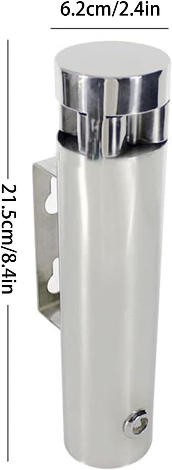 Wall Mounted Outdoor Standing Ashtray, Commercial Cigarette Butt Receptacle, Convenience Stores Standing Ash Tray Cigarette Butt Receptacle for Patio Hotels