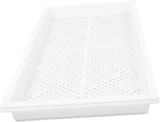 Abaodam 2Pcs Planting Starter Tray Hydroponic Seed Germination Plates for Gardening Compact Garden Accessory for Vegetables Flowers for Greenhouse