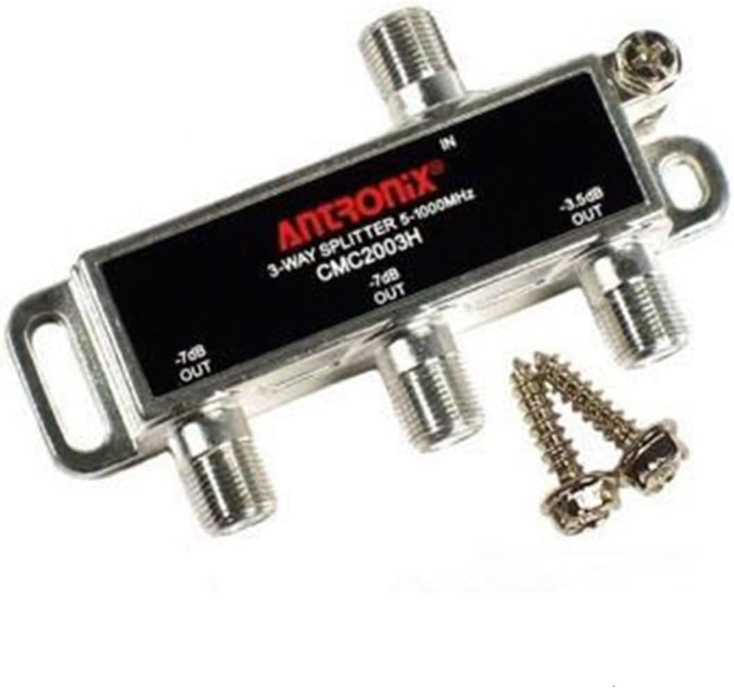 Box of 25 Antronix CMC2003H High Performance 3-Way Coax Cable Splitter 5-1002M