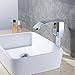 Beati Faucet Vessel Sink Faucet - Large Waterfall Bathroom Faucet Chrome for Vanity Sink Single Handle 1 Hole High Arc
