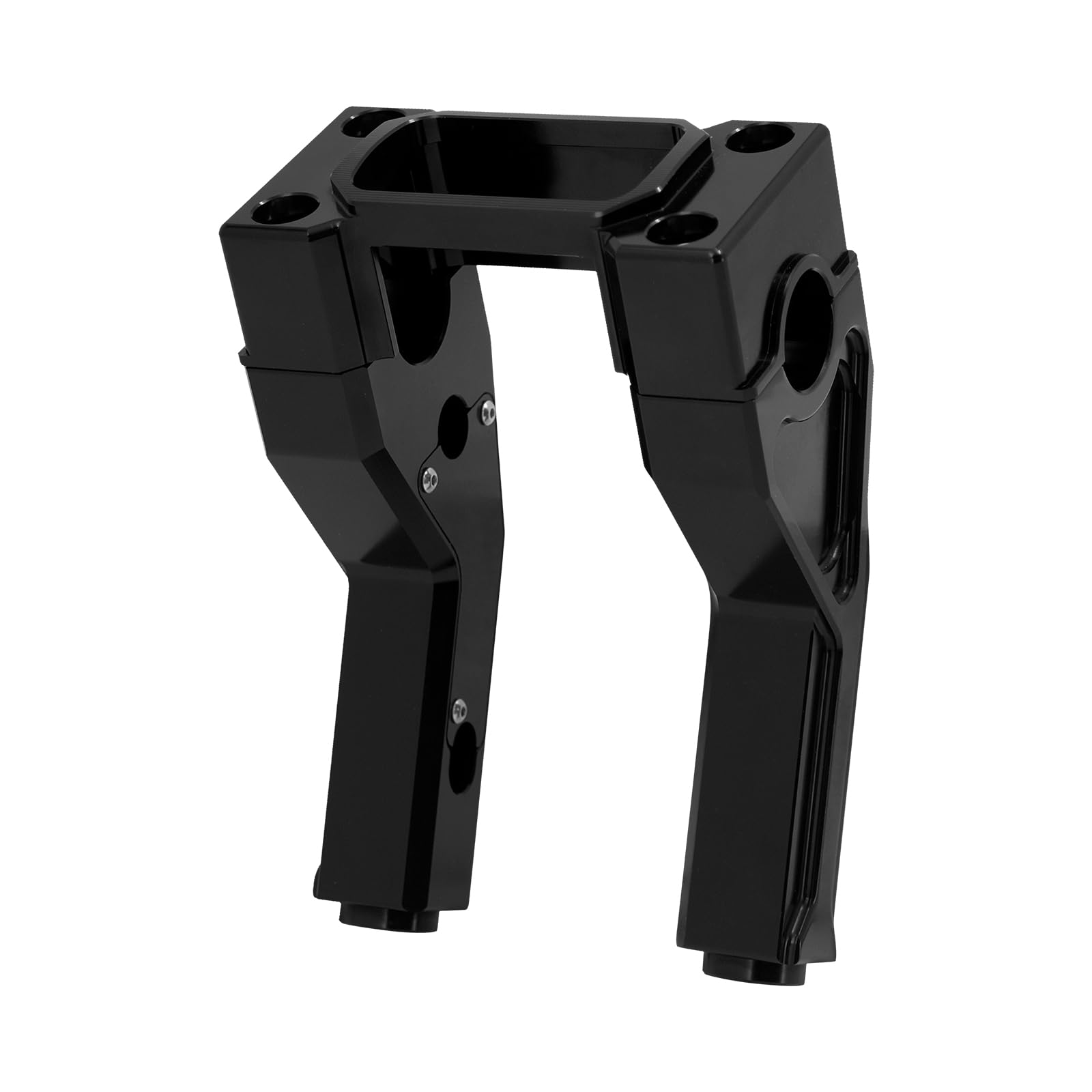 HCmotorku Motorcycle Handlebar Risers Handle Bar Riser Fit For Harley Softail Sport Glide Street Bob Lowrider ST FXST 2018-2023 with 1.0" Clamping Area (Black 6 inch tall)