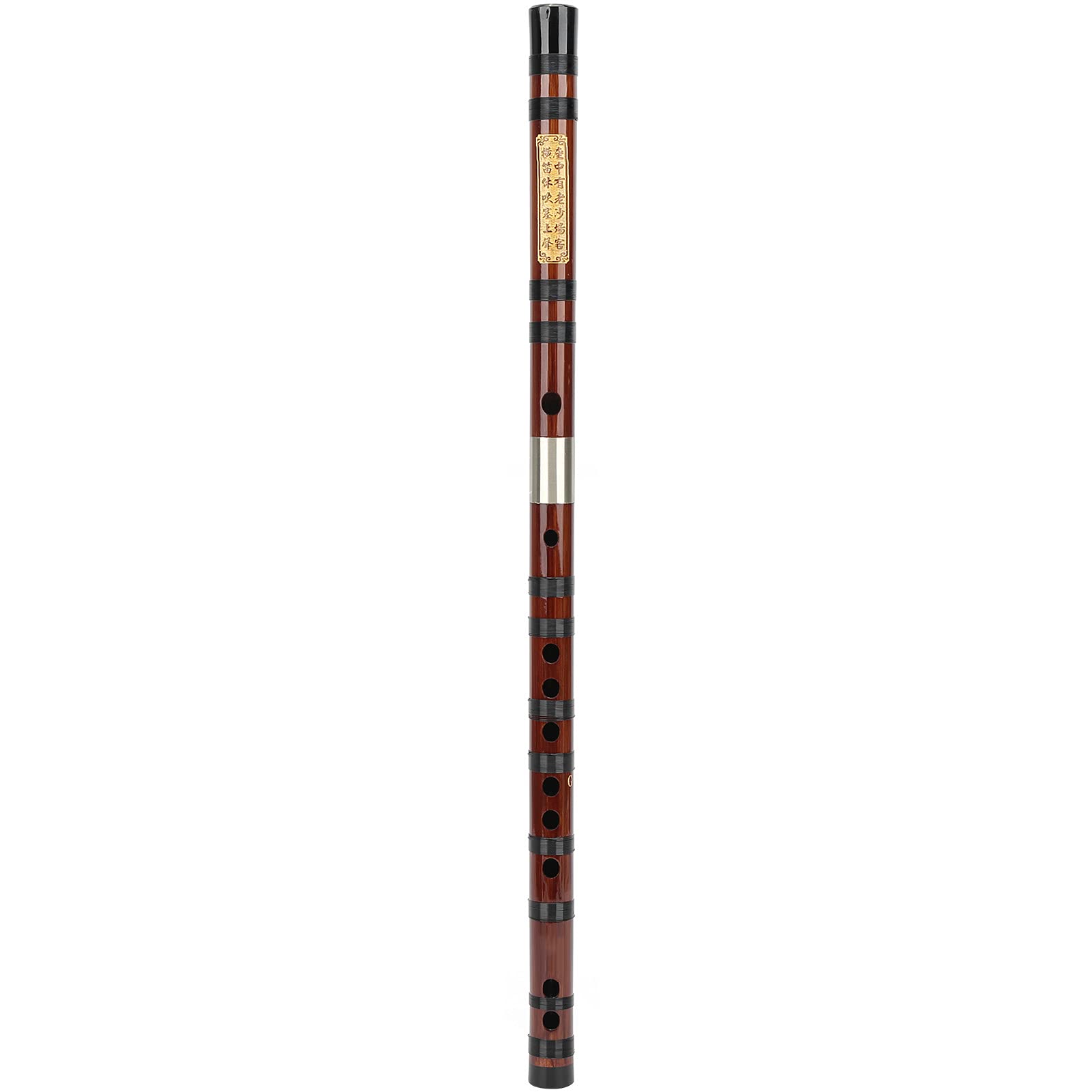 Flauta de bambú G Key, instrumento de viento chino refinado, kit Dizi para principiantes, rendimiento y examen de grado con 8 años de material de bambú amargo seco, caja de tela y