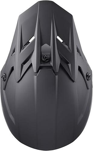 Miniatura 7 de DOT - Casco de motocross para adultos con gafas, guantes y máscara ajustable, visera solar, casco para adultos, todoterreno, motocross, descenso,