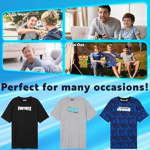Get Trend T Shirt for Boys and Teens Pack of 3, 2 or 1 Soft Breathable Short Sleeve Cotton T Shirts Kids Tops Boys Gifts4