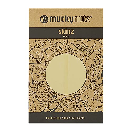 【日本正規品】 Mucky Nutz(マッキーナッツ) 自転車 チェーン&シートステー保護シール SKINZ STAY PROTECTION CLEAR マットブラック シール2種類