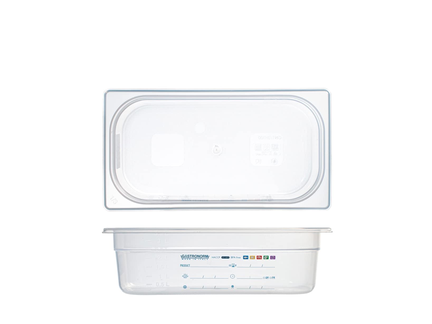 H&H Gastronorm pp haccp gn1/3 h100