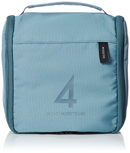 MILESTO ミレスト 旅行用便利グッズ 旅行用収納ポーチ 収納ケース 化粧品 撥水 4l バスルームオーガナイザー Utility 4L 20 cm ブルーグレー blue gray