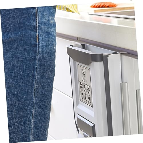 Caneca plegable rectangular para puertas color blanco miniatura 7
