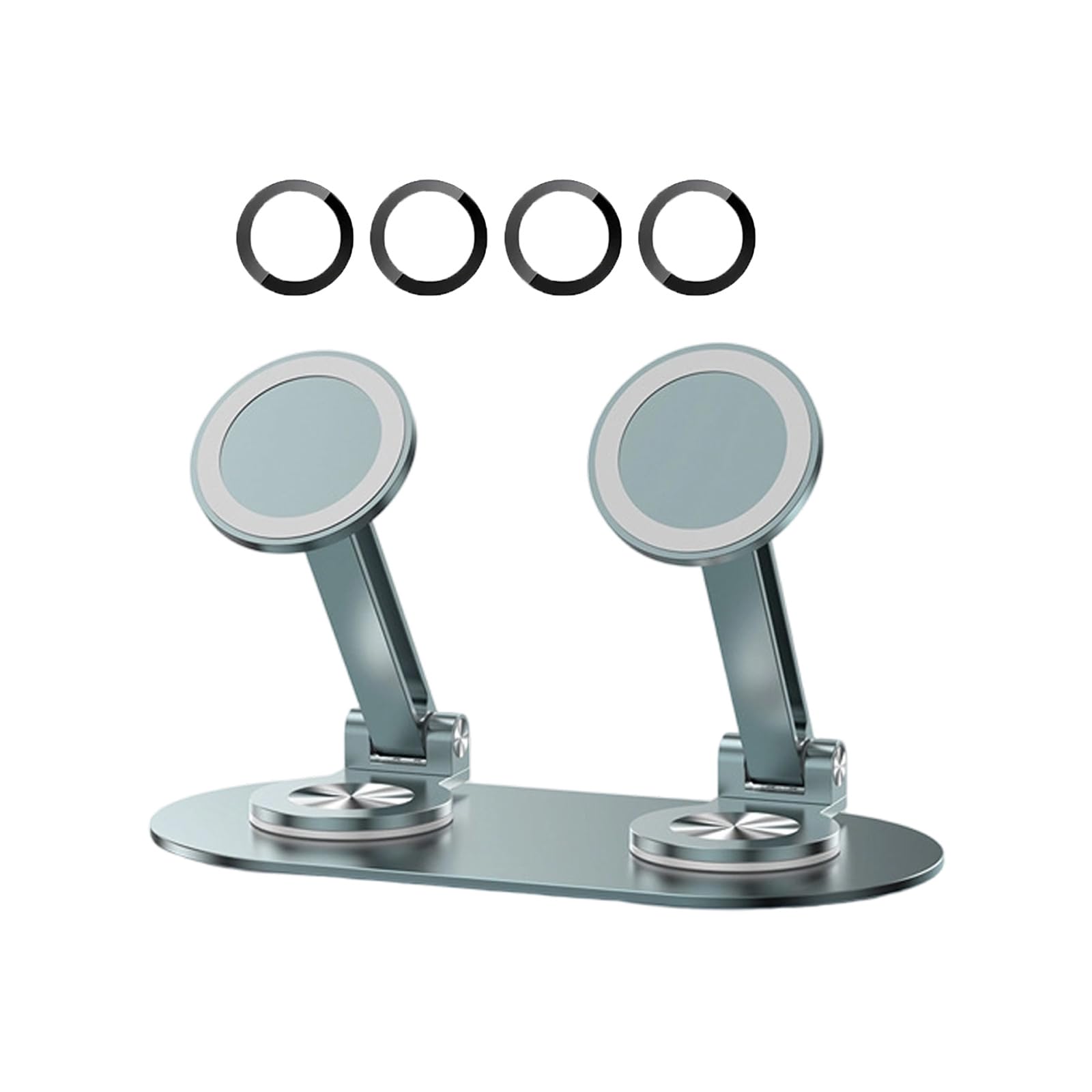 Soporte portátil de doble posición para teléfono 360, gris