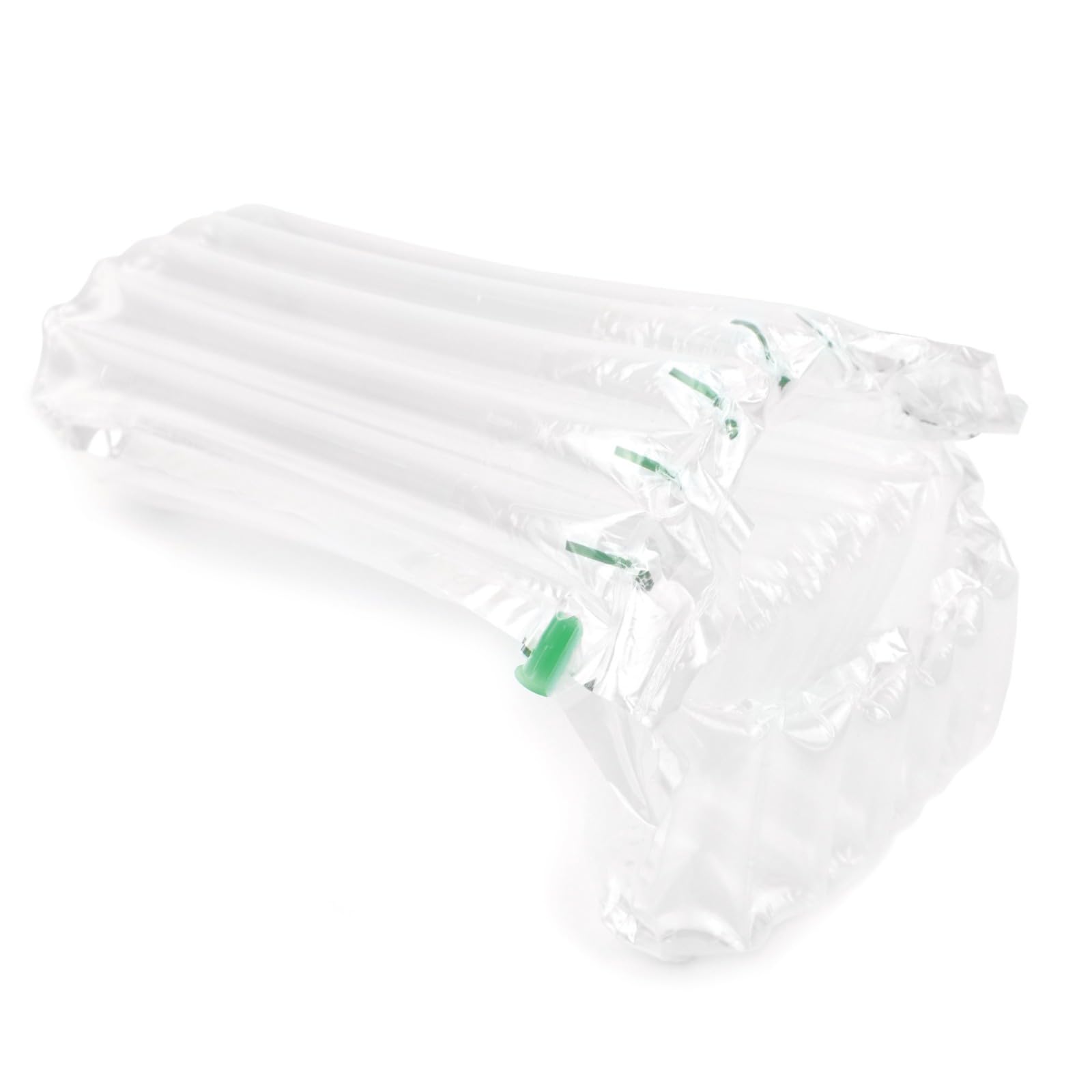 Evergreen Goods - Sacchetti pre-gonfiati per bottiglie di vino e birra con scatola di cartone, confezione durevole per bottiglie da 750 ml, cartone da 370 x 130 x 130 mm, spessore 100 um, perfetti per