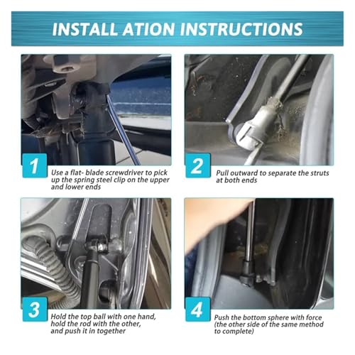 Amortisseur de capot avant résout le levage difficile sur BMW E46 325i - 3