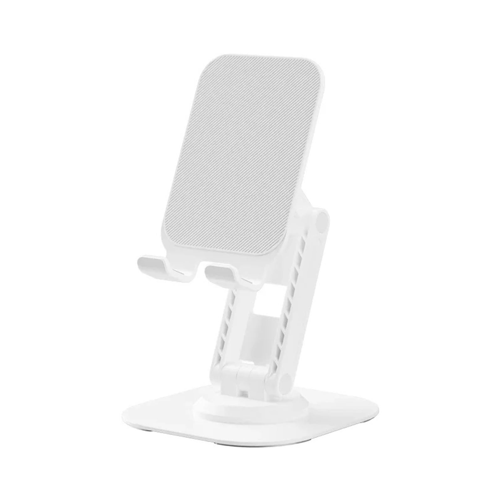 Support de téléphone portable pliable blanc et support tablette réglable pour bureau - 3