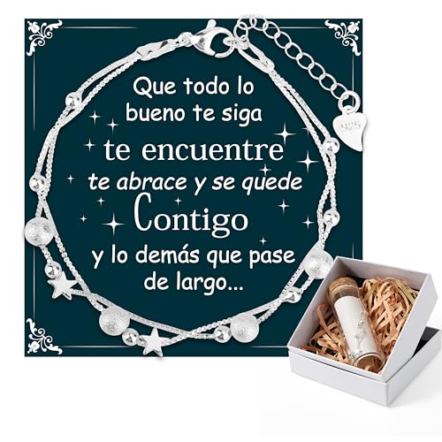 Rebundex Pulsera de Regalos Originales para Mujer Navidad Ideas de Regalos para...