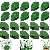 80pcs Plant Clips for Climbing Plants Vine Wall Clips Traction Support Holder Fixing Green Leaf for