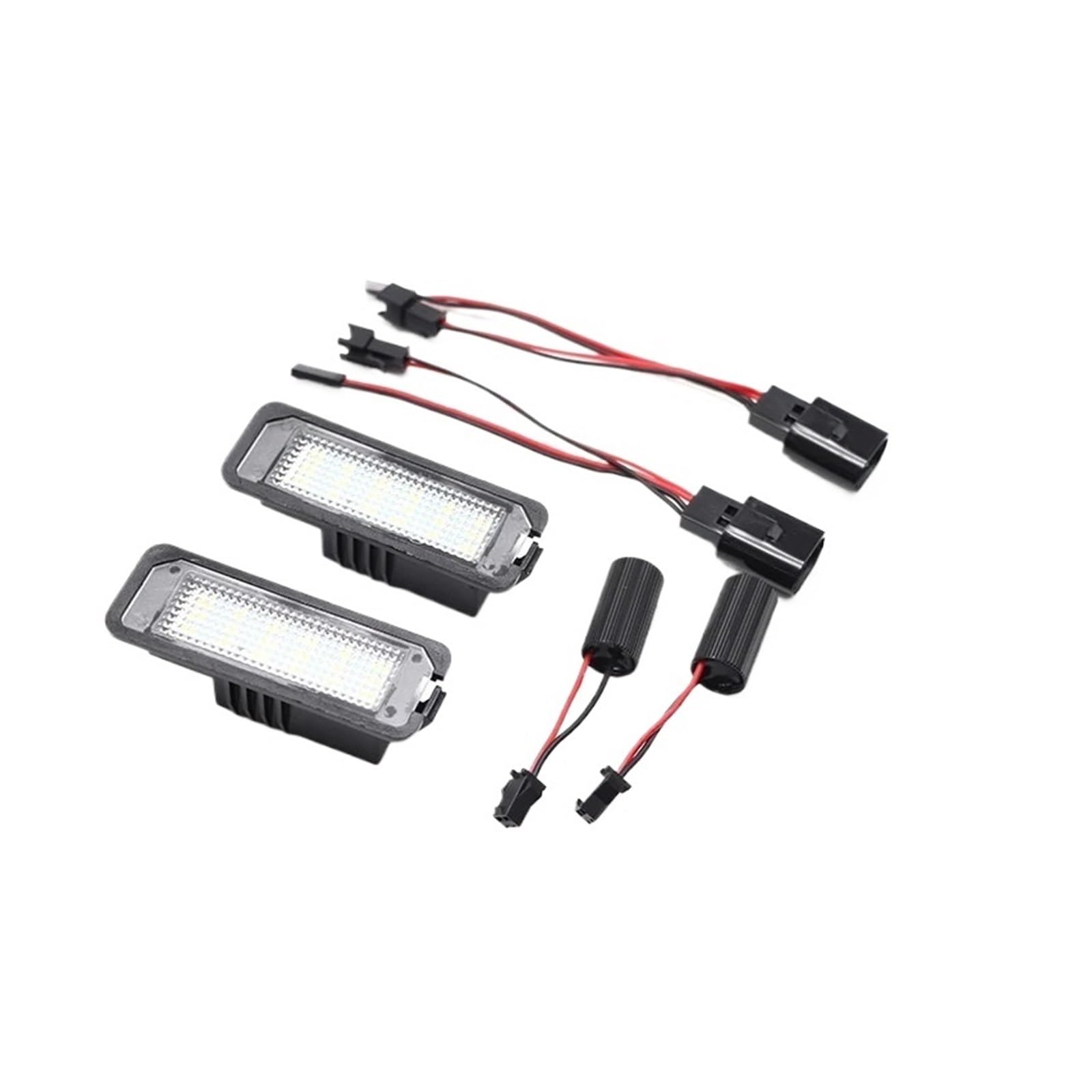 fanale posteriore dell'auto 2 pz LED Numero di Licenza Lampada Della Luce Per Targa Auto Per VW Per Passat B6 CC Per Eos Per Golf 4 5 6 7 MK7 Per Polo Per Superb Per Seat Per Leon Per Altea