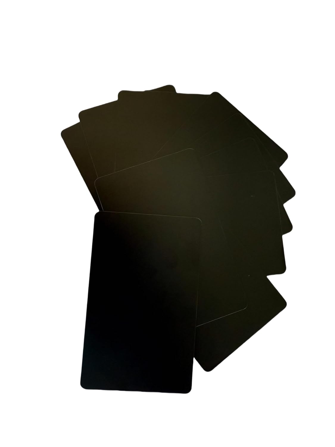 YARONGTECH-13.56MHZ ISO 14443A Blank White Printable RFID 1K chip Plastic NFC Card,ic Card,RFID Card (Black 200 Pack)