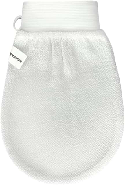 Wildpier Beauty Exfoliating Glove Mitt Body Scrub for Bath Shower Spa Hand Exfoliator Gloves, Dead Skin Cell Remover, Plan...