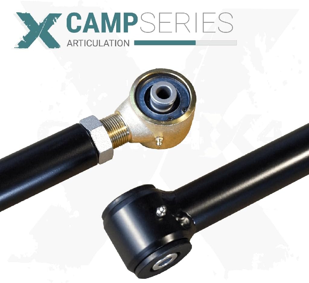 CORE 4X4-4pc Camp Series Front Adjustable Control Arm Kit - Compatible with Jeep Gladiator JT 20+ - (Red)